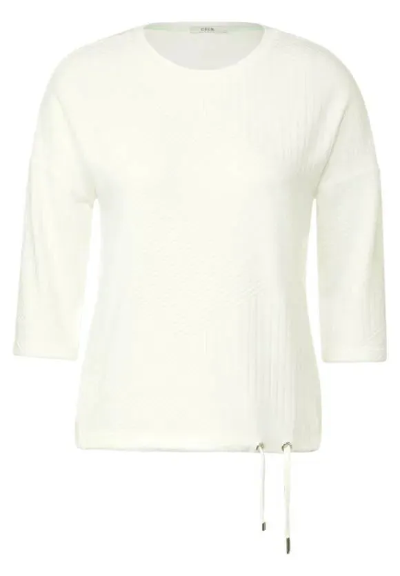 321013- Vanilla White Top - Cecil