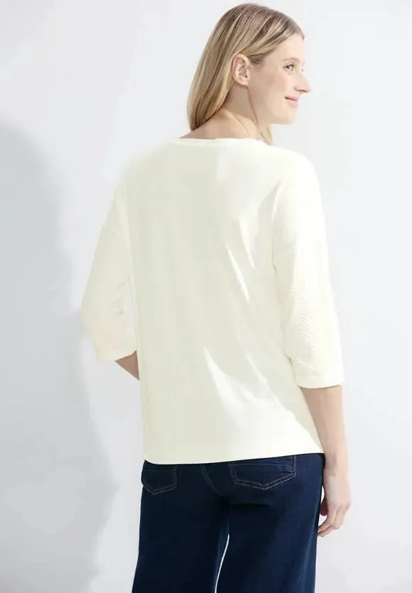 321013- Vanilla White Top - Cecil