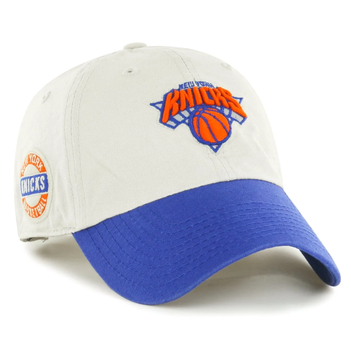 '47 Brand New York Knicks Sidestep Clean Up Bone/Blue