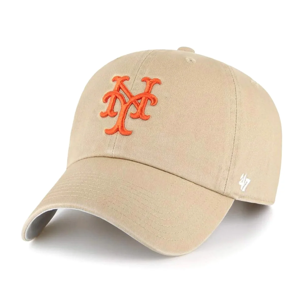 '47 Brand New York Mets Clean Up Hat Khaki