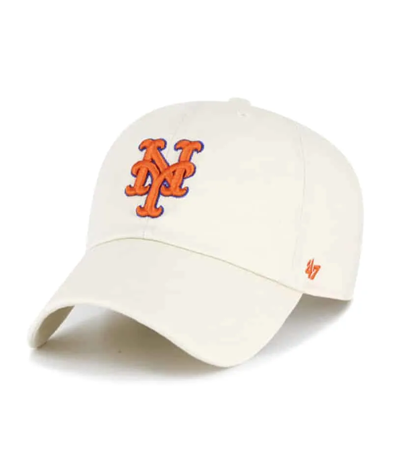 '47 Brand New York Mets Clean Up Natural Hat