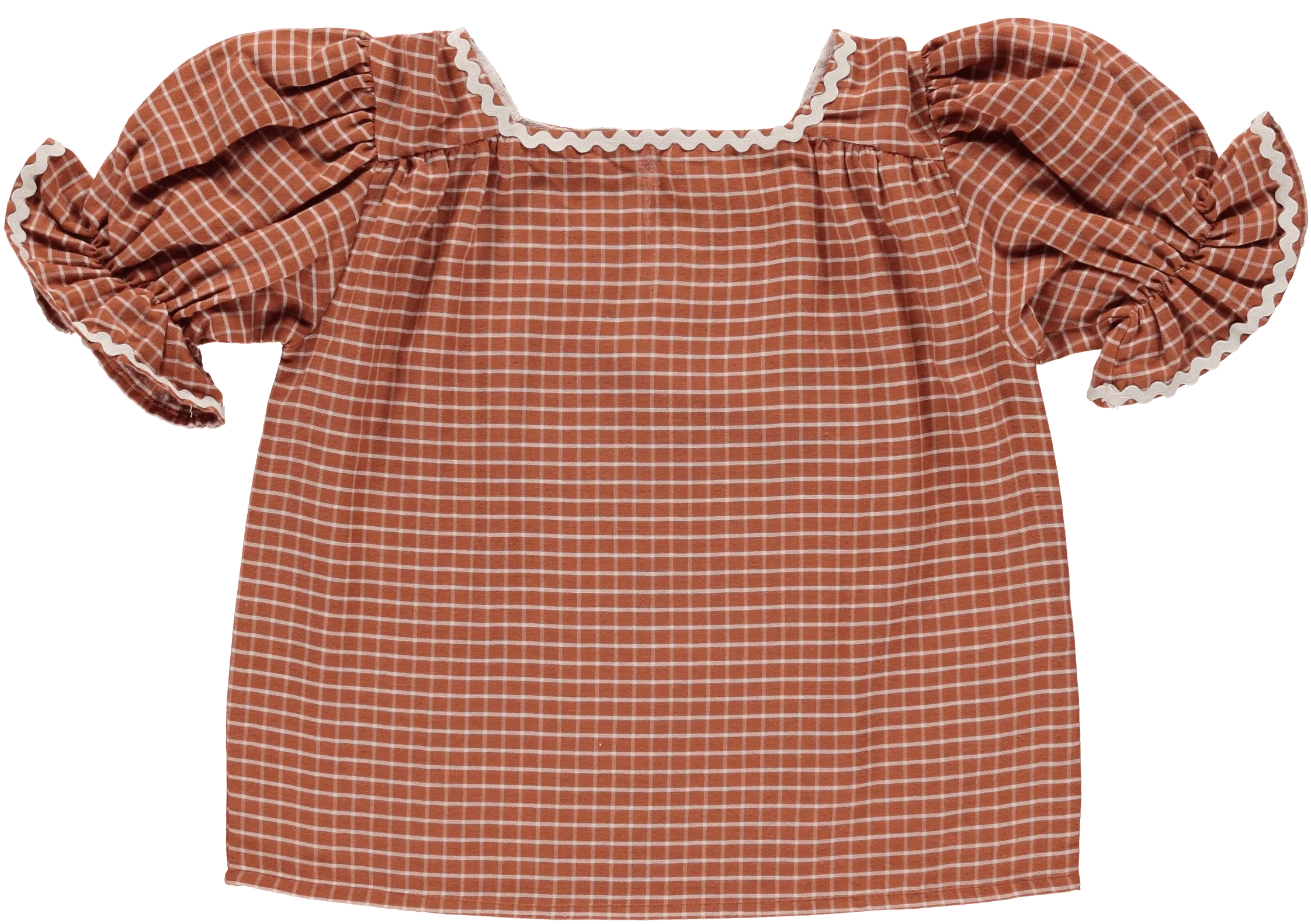 [50%OFF] Estella Blouse Check