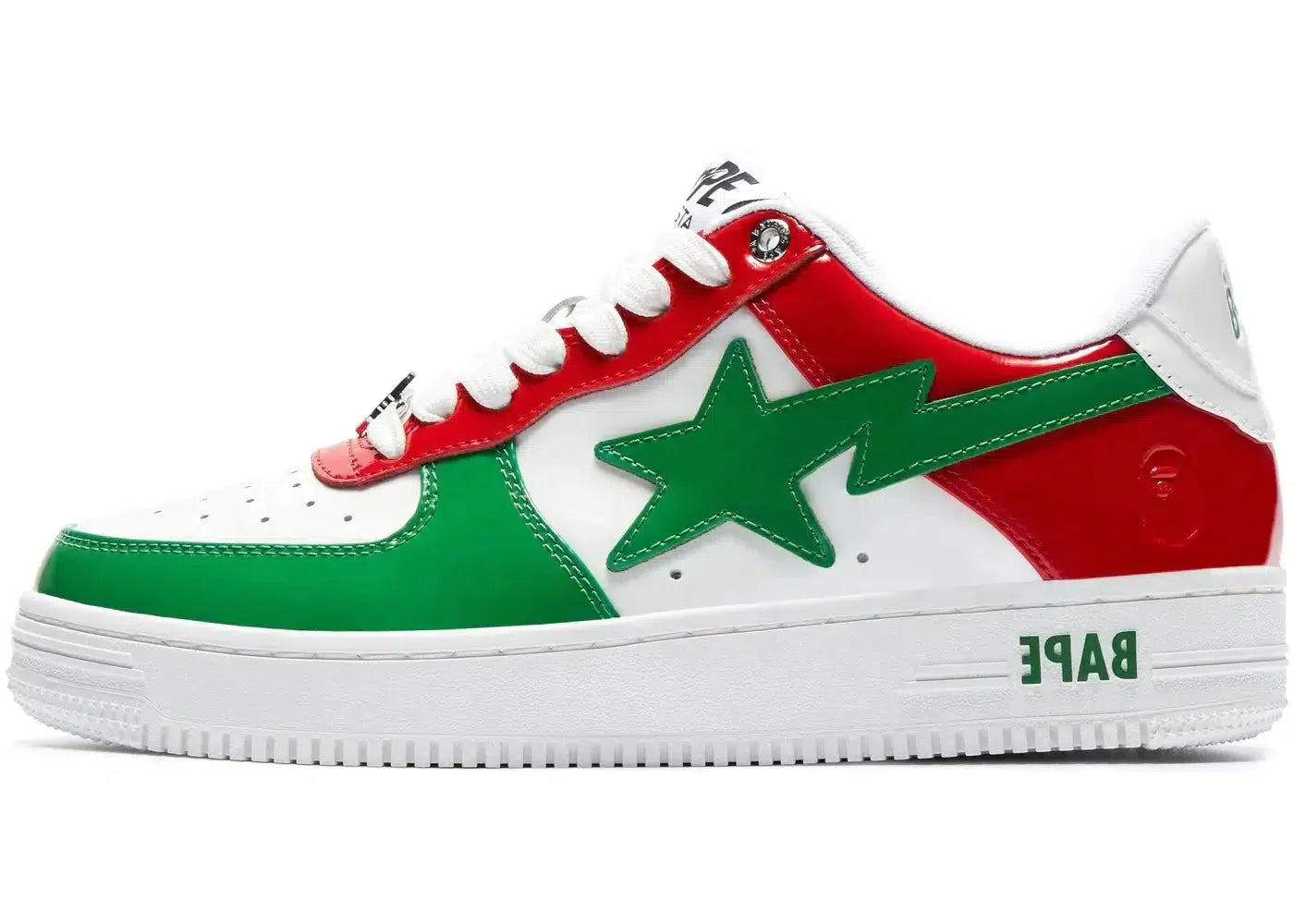 A Bathing Ape Bape Sta Green Red