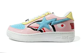 A Bathing Ape Bapesta Low M1 'Shark Face ‑ Pink'