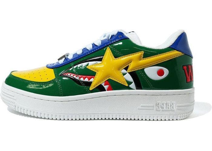 A Bathing Ape Bapesta Low M2 'Shark Face ‑ Green'