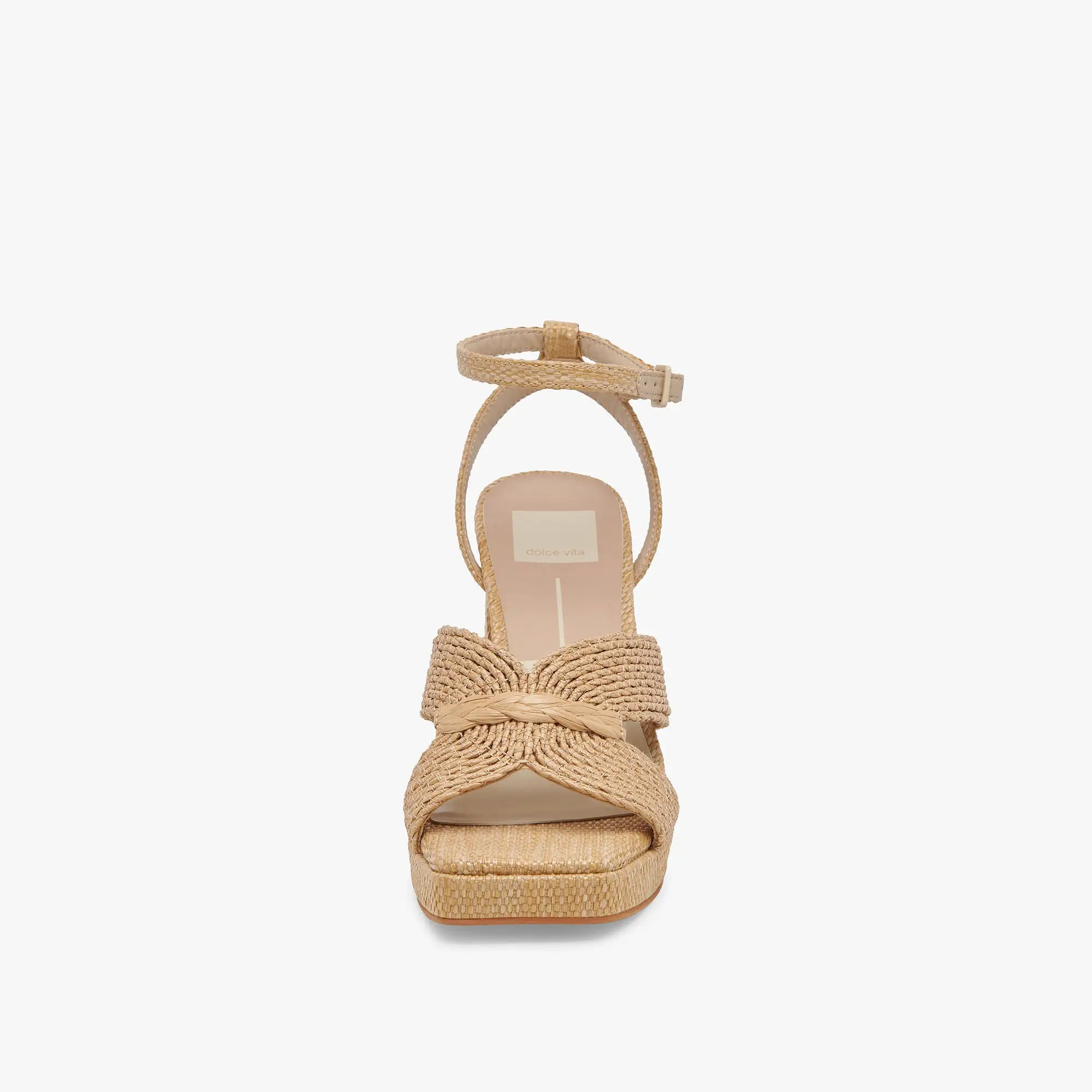 ARIES HEELS LT NATURAL RAFFIA