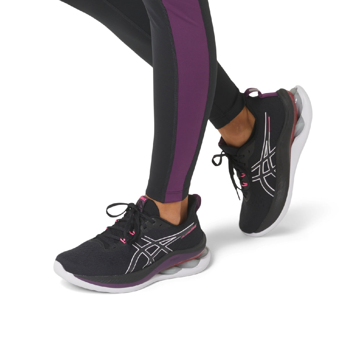 Asics Gel Kinsei Max Women Black Lilac Hint   