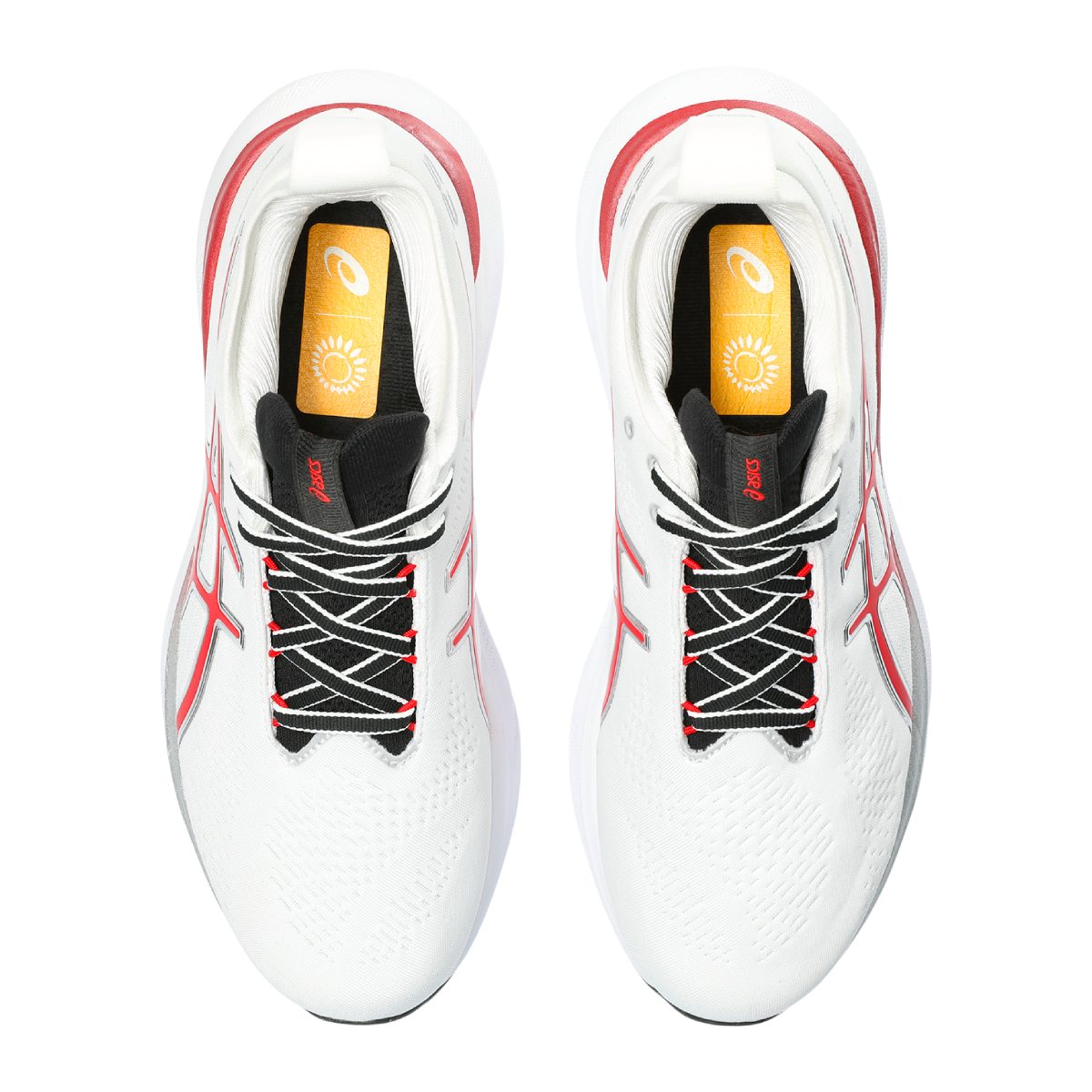 Asics Gel Nimbus 25 Anniversary Men White Classic Red    