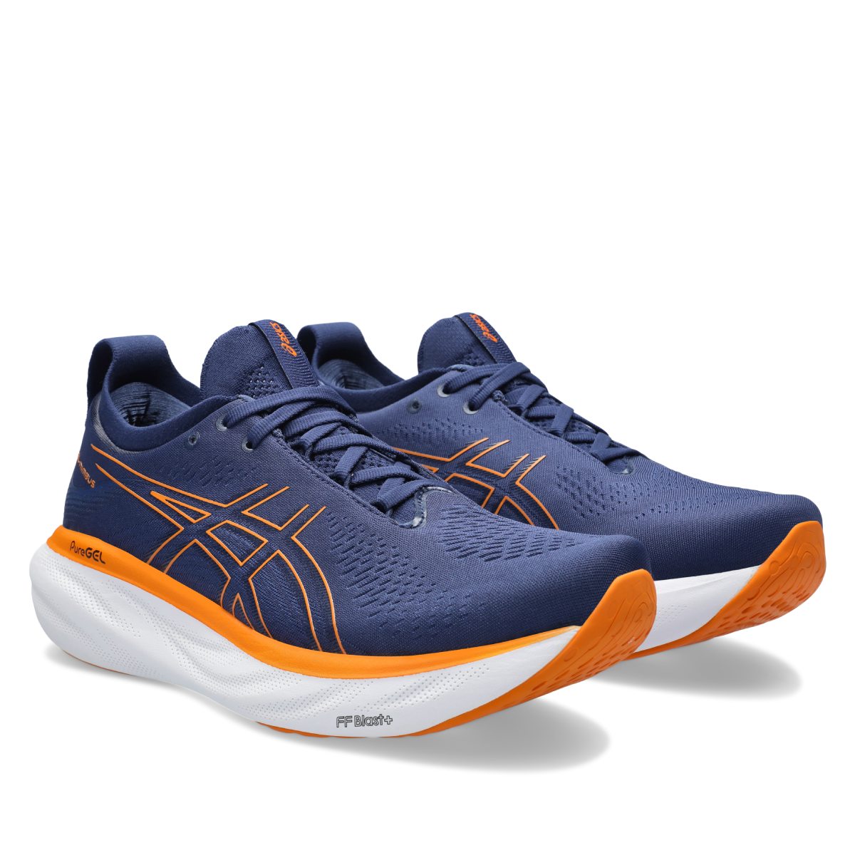 Asics Gel Nimbus 25 Men Deep Ocean Bright Orange   '  25 