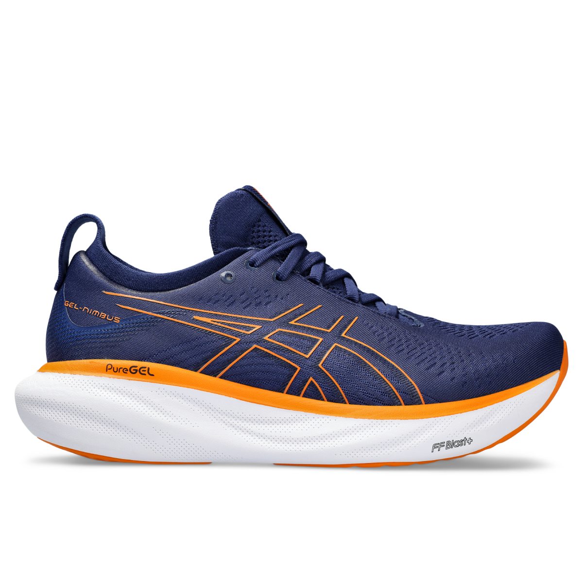 Asics Gel Nimbus 25 Men Deep Ocean Bright Orange   '  25 