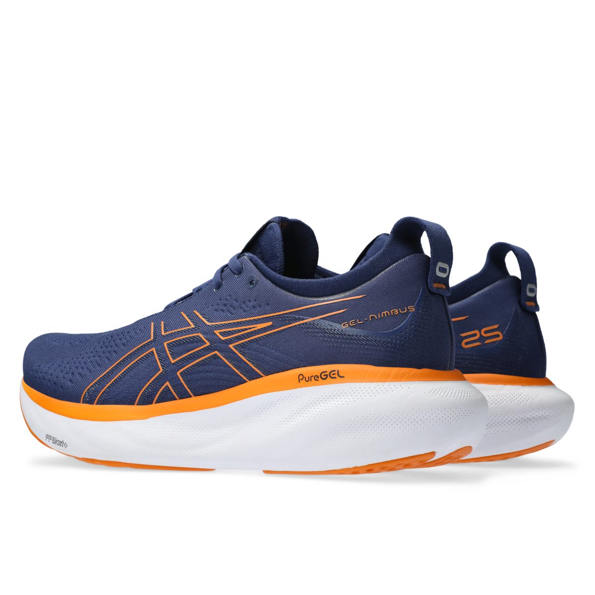 Asics Gel Nimbus 25 Men Deep Ocean Bright Orange   '  25 