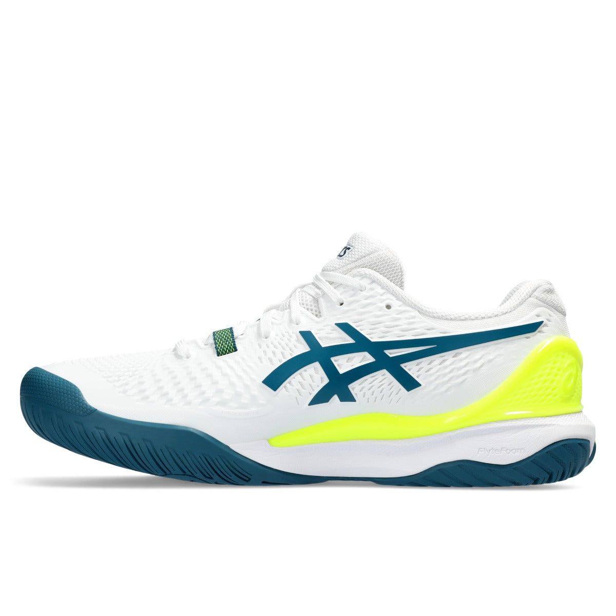 Asics Gel Resolution 9 Men White Restful Teal   