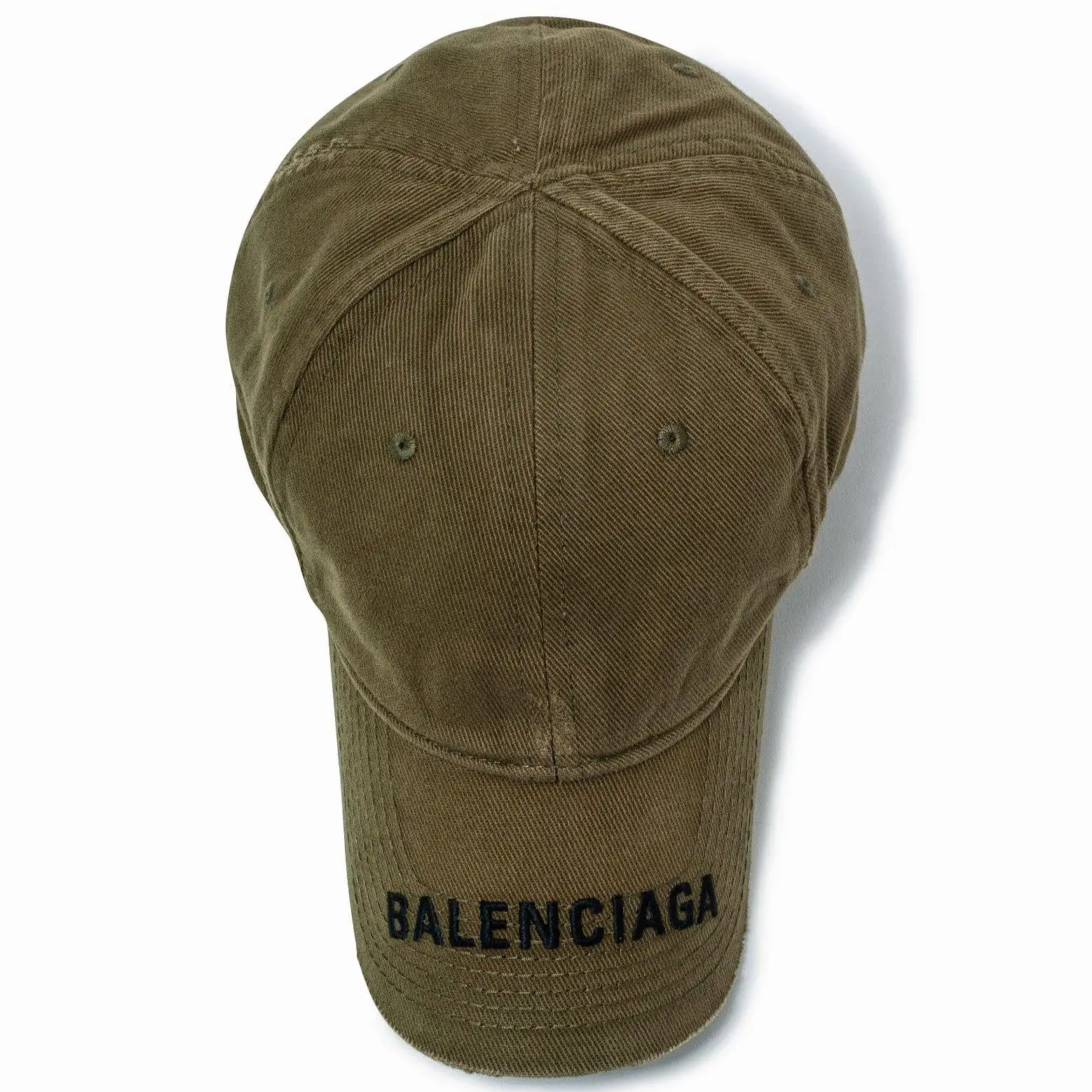 Balenciaga Logo Visor Cap Khaki