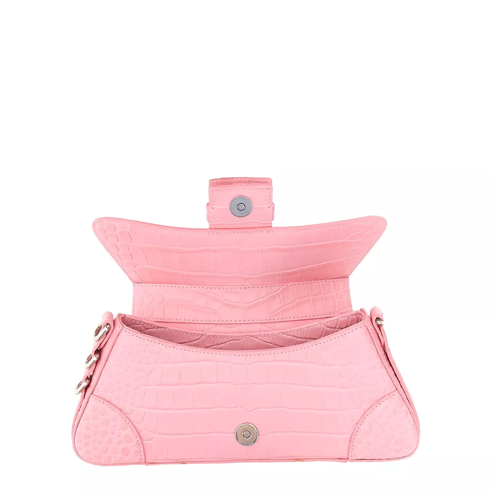 Balenciaga Soft Leather Flap Bag 'Pink'