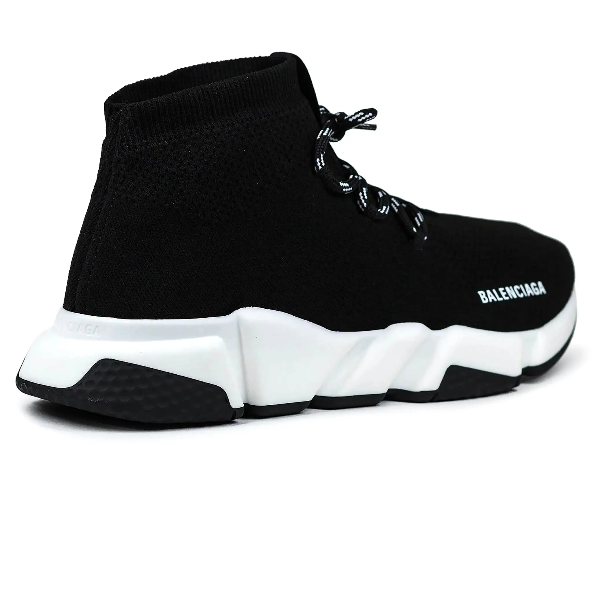 Balenciaga Speed Knit Lace Sock Black White