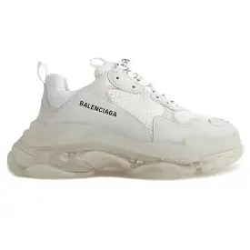 Balenciaga Triple S White Transparent Sole