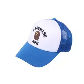 BAPE COLOR CAMO COLLEGE MESH CAP BLUE