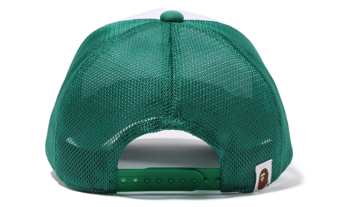 BAPE COLOR CAMO COLLEGE MESH CAP GREEN