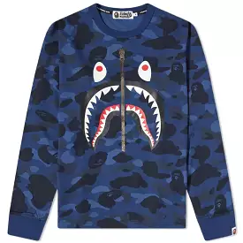 BAPE COLOR CAMO SHARK BLUE LONG SLEEVE