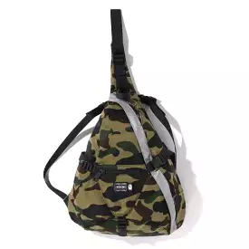 BAPE PORTER 1ST CAMO ONE SHOULDER BAG - GREEN