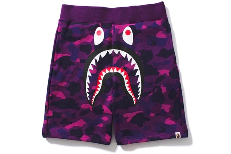 BAPE SHARK SHORTS PURPLE