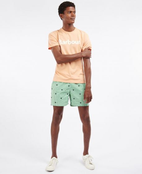 BARBOUR Logo T-Shirt Coral Sands