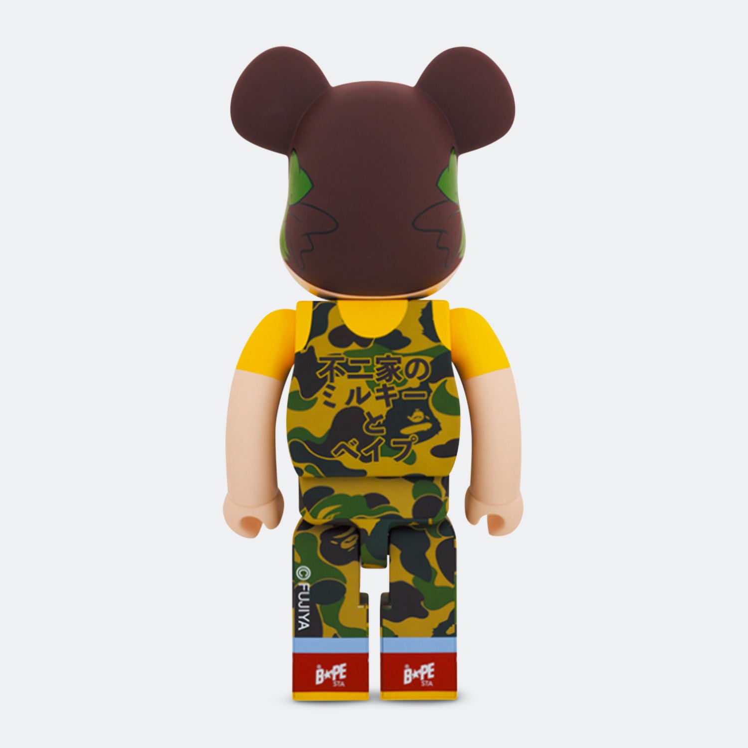 Be@rbrick Bape x Pekochan Green - 1000%