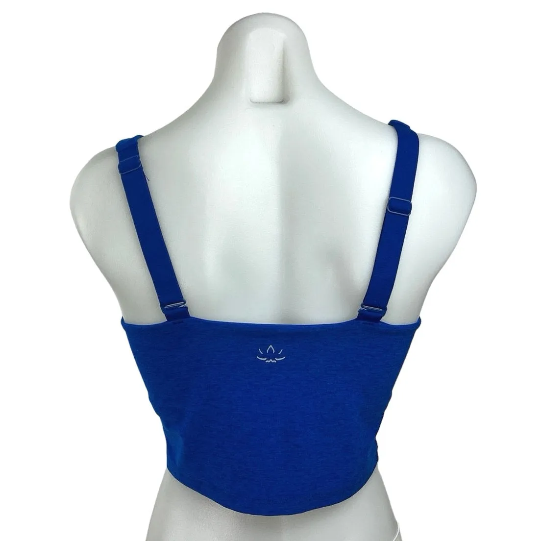 Beyond Yoga Women's Blue Pullover Sleeveless V Neck Athletic Sports Top Size M