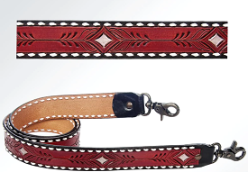 BLACK DIAMOND TOOLED PURSE STRAP