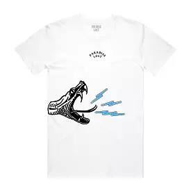 BOLT TEE WHT/BLU/BLK