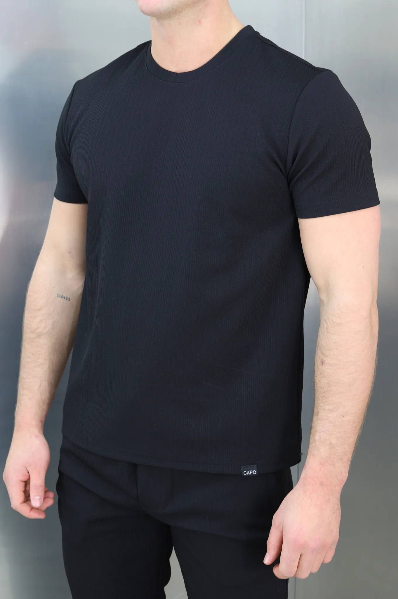 Capo TWIST T-Shirt - Black