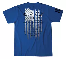 'Howitzer' Men's Blessings of Liberty Short Sleeve Tee - Cobalt Blue