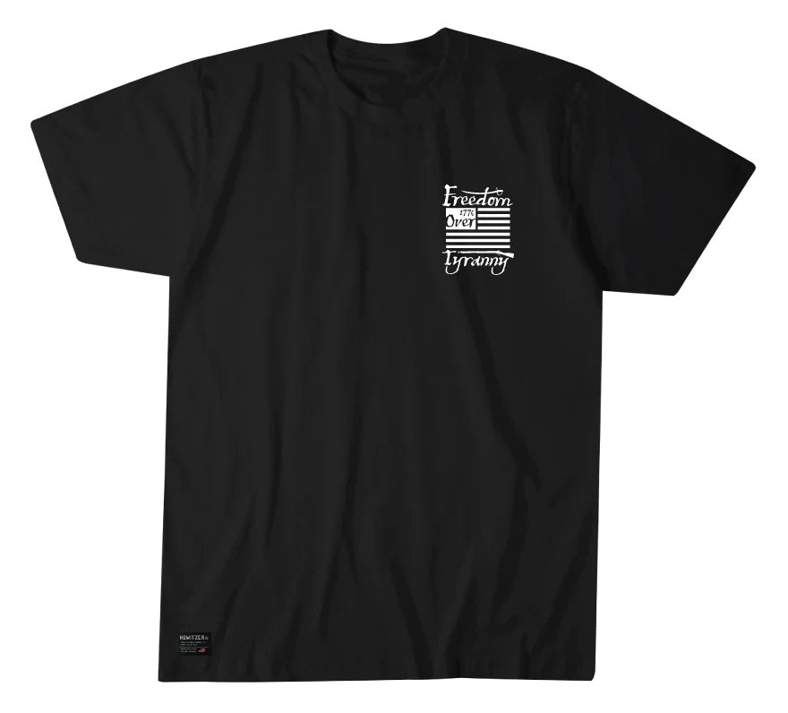 'Howitzer' Men's Over Tyranny Short Sleeve Tee - Black