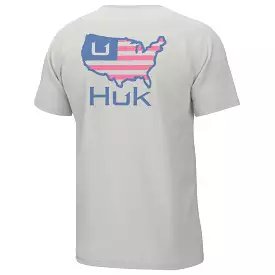 'Huk' Men's American Huk Tee - White