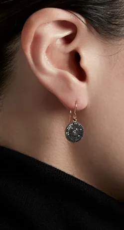 Icon Black Diamond Earrings