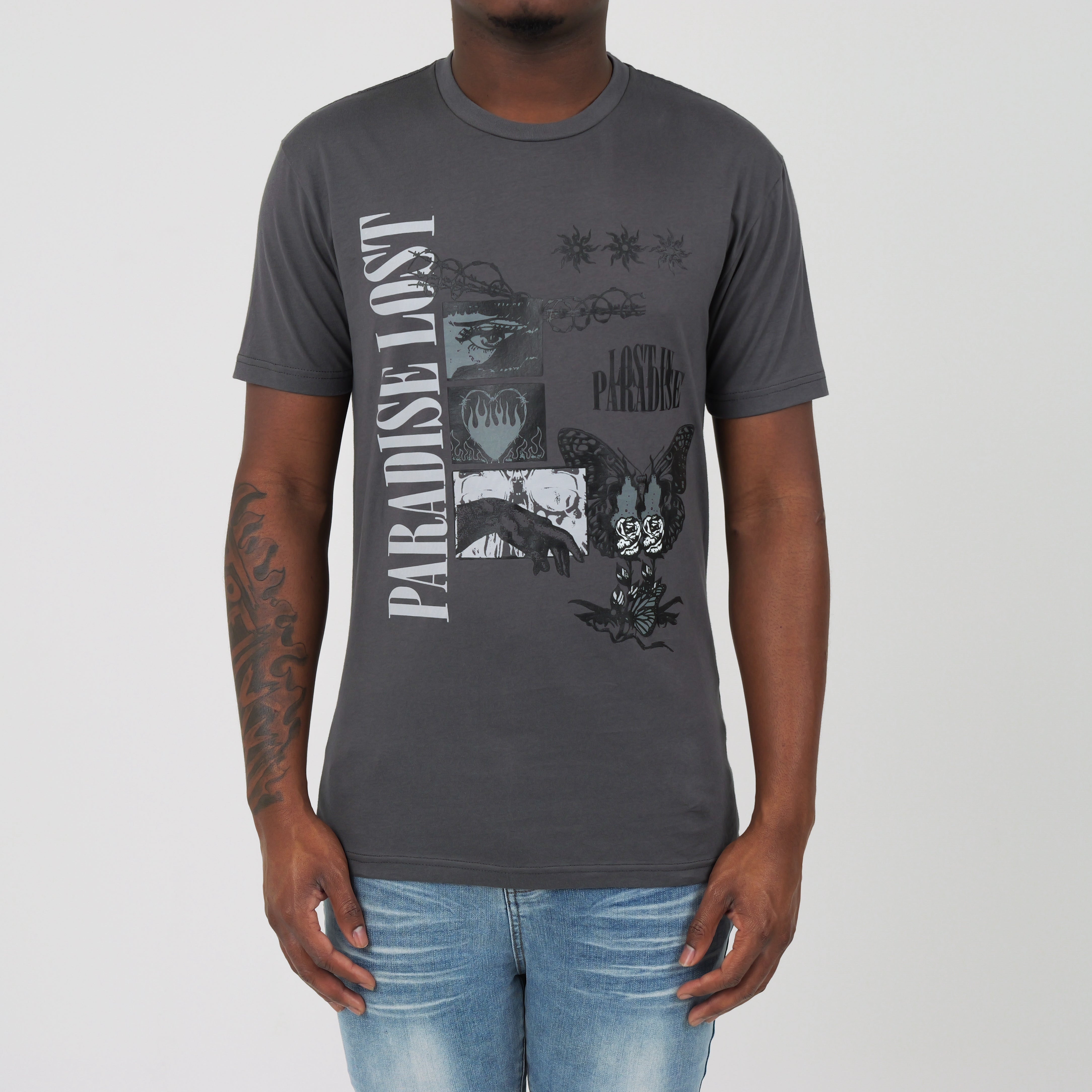 ICONS TEE DARK GREY