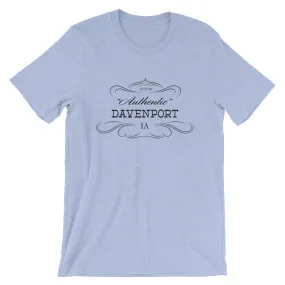 Iowa - Davenport IA - Short-Sleeve Unisex T-Shirt - Authentic