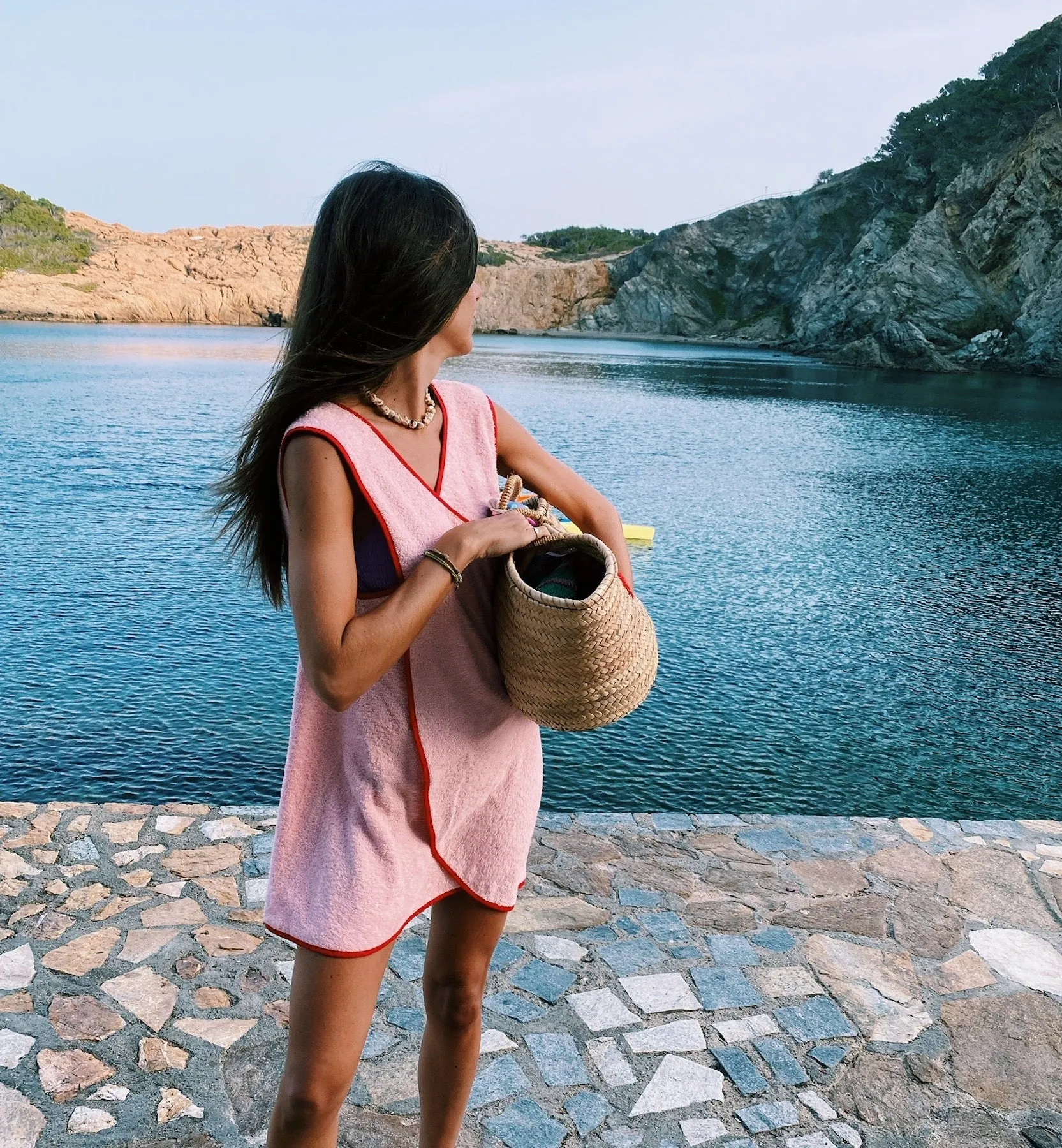 La Veste Pink Towel Dress