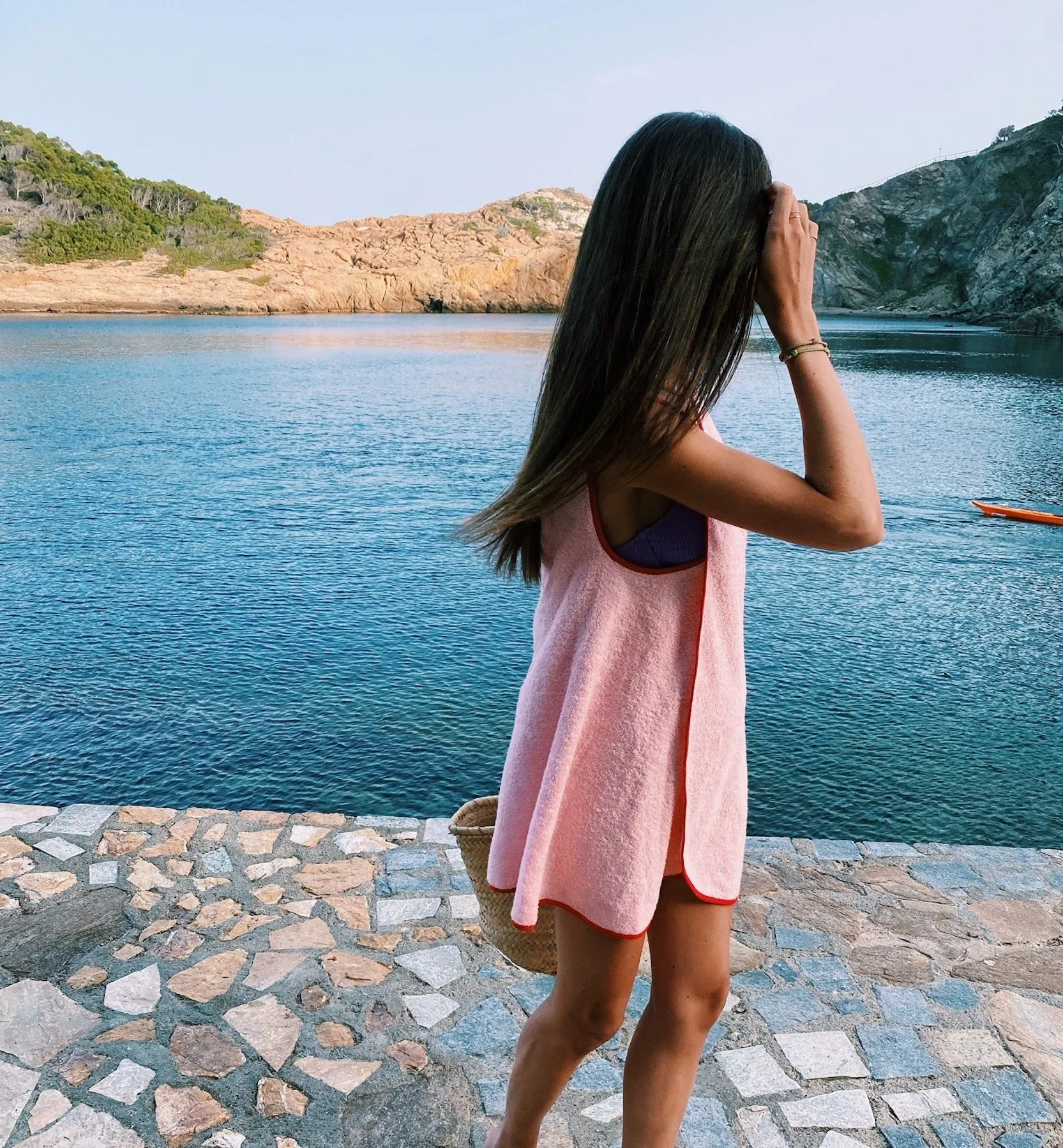 La Veste Pink Towel Dress