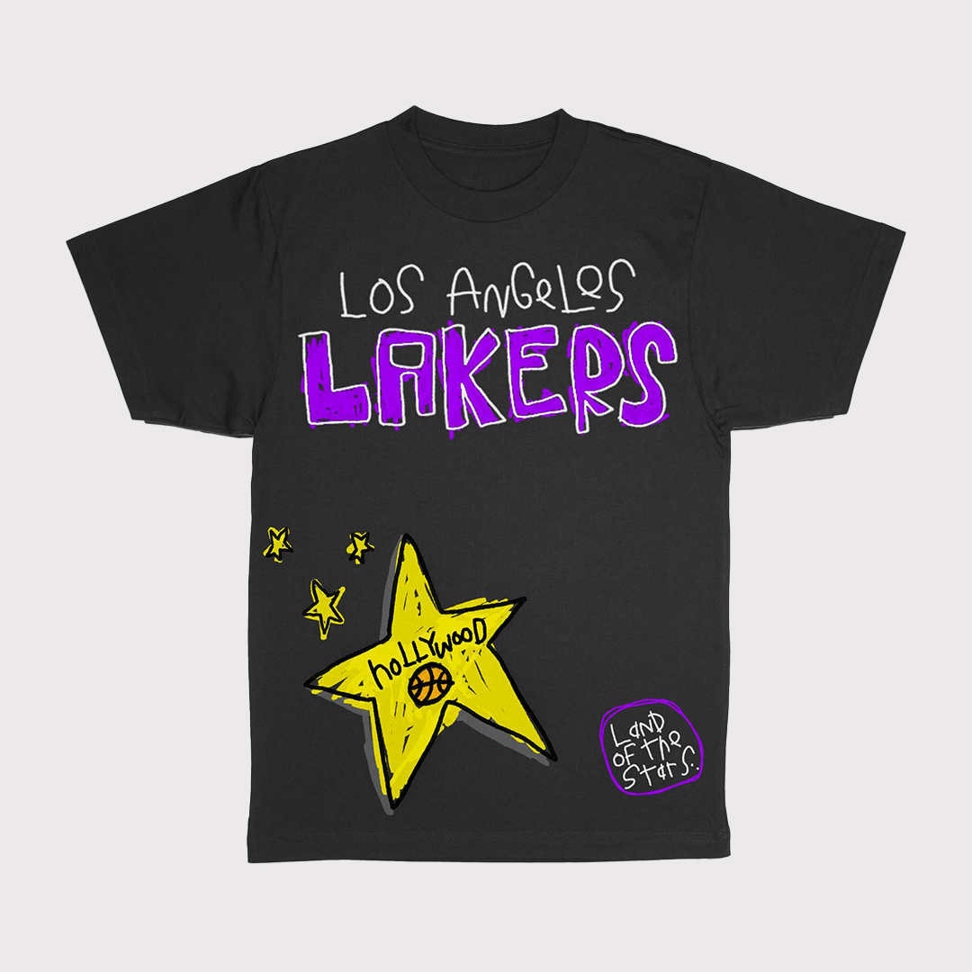 LAKERS PUFF TEE BLACK