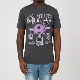 LIVE IN THE MOMENT TEE METAL GREY