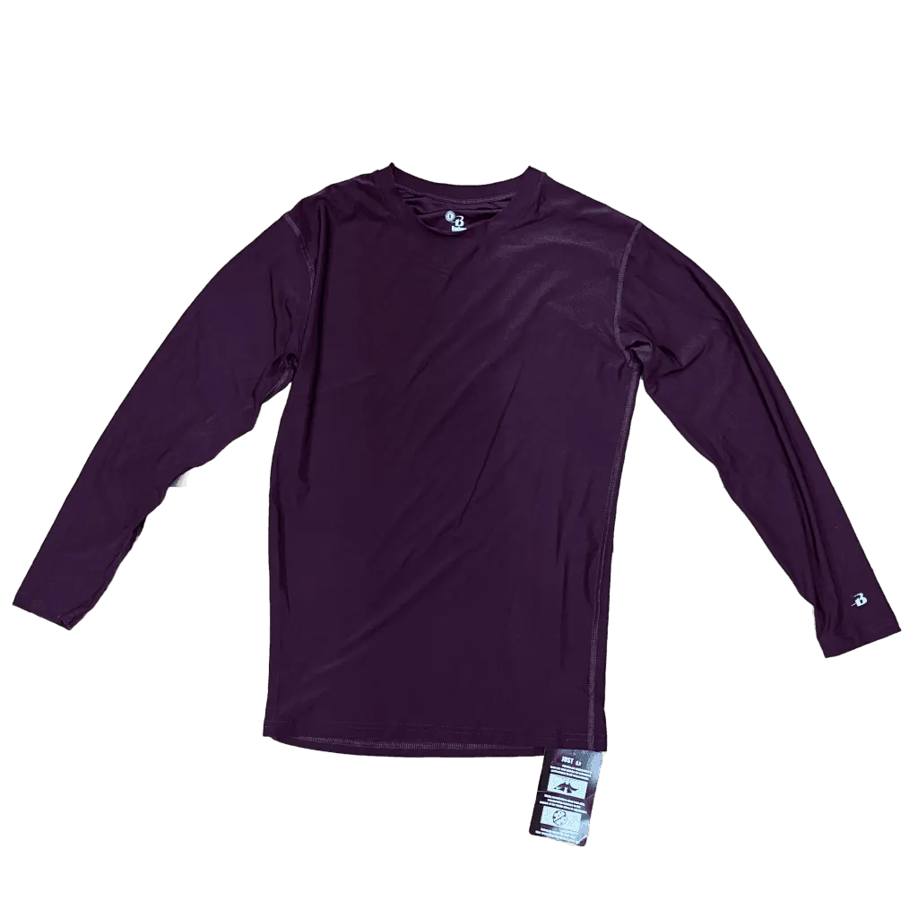 Men's  Badger Sport •B-Hot•  Long Sleeve Crew Base layer