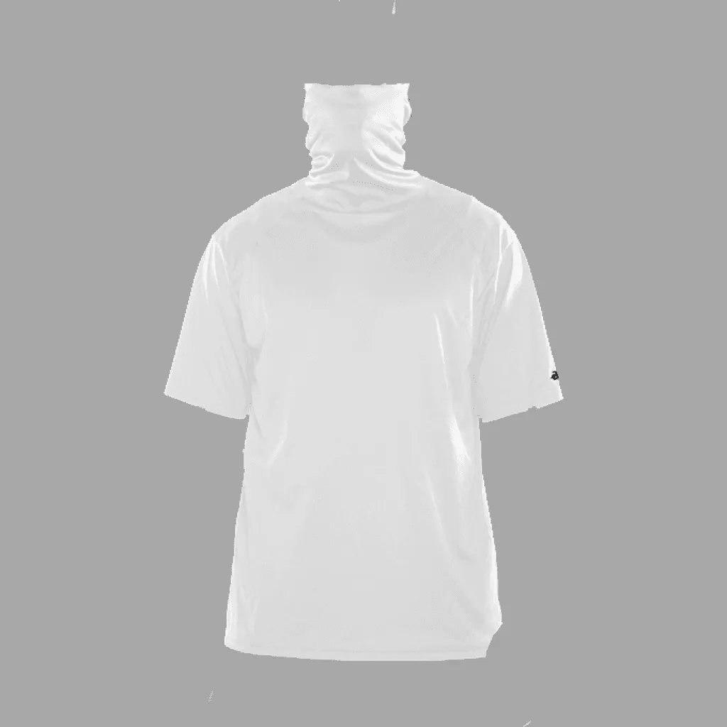 Mens  •Badger Sport• 192100 MEN'S  2B1 TEE (WITH MASK)