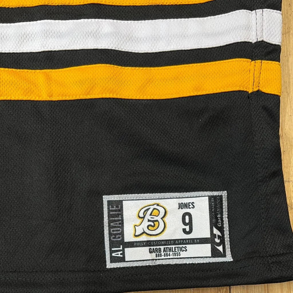 Men's  •Garb Athletics • Hockey Team Shirt  -Bruins Back/Gold-