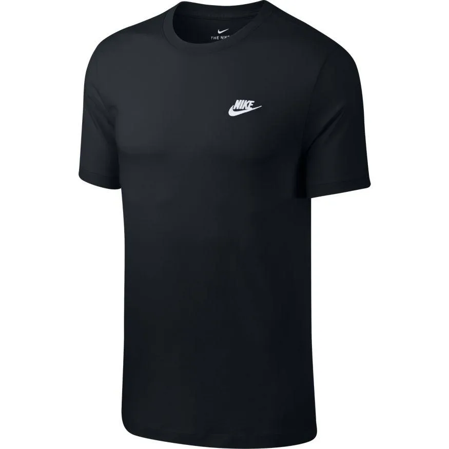 NIKE MEN'S  SPORTSWEAR CLUB BLACK TEE