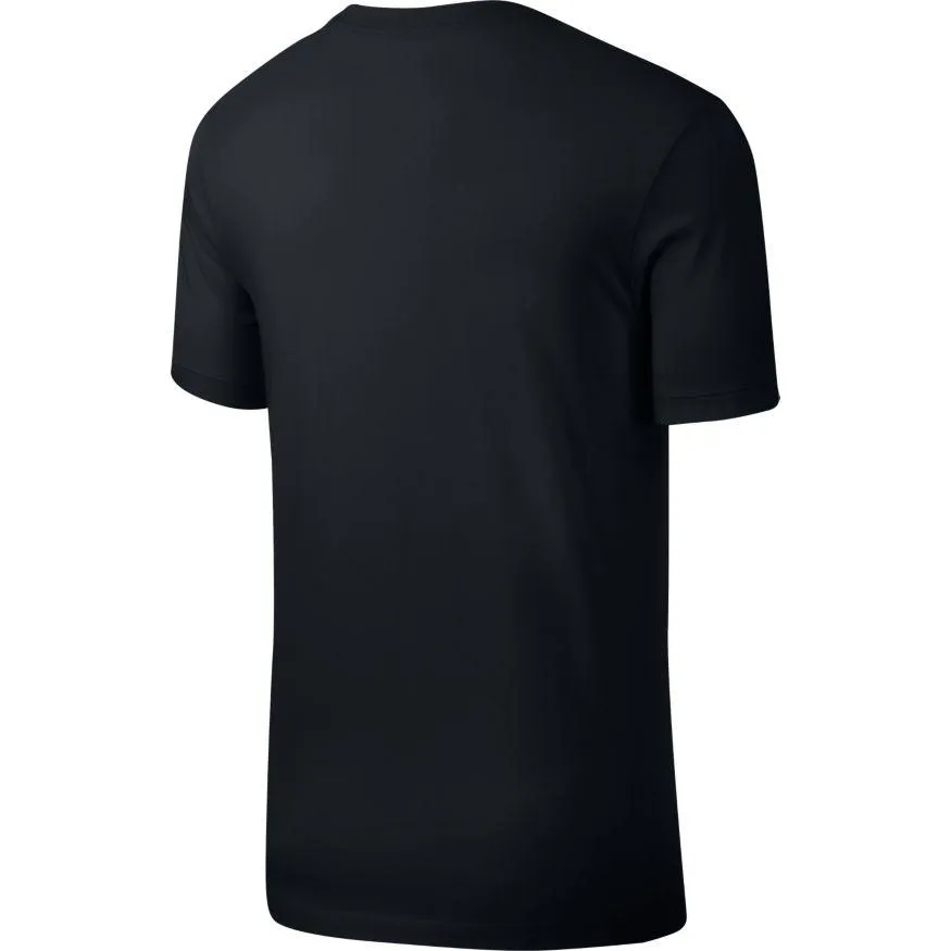 NIKE MEN'S  SPORTSWEAR CLUB BLACK TEE