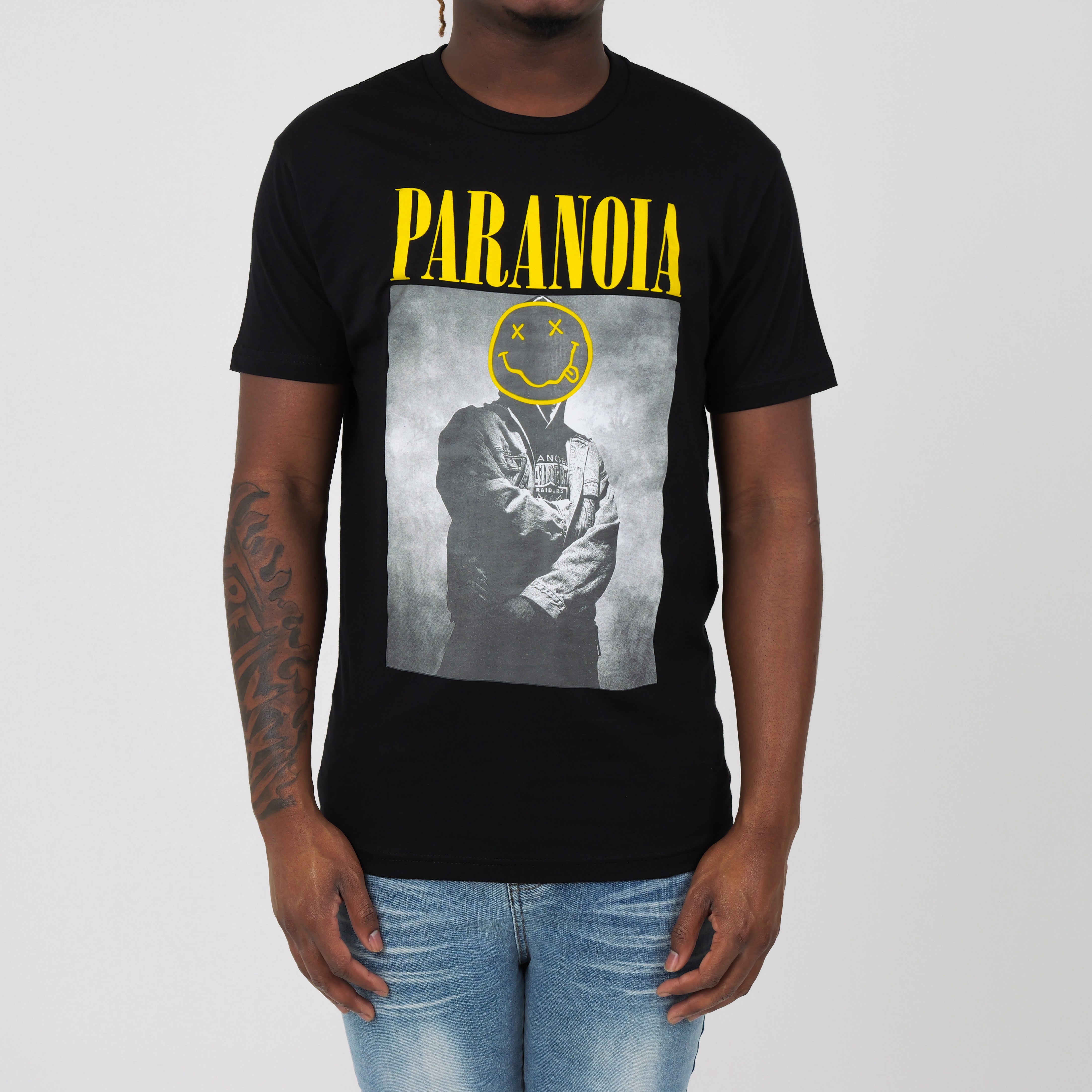 PARANOIA TEE BLK/YEL