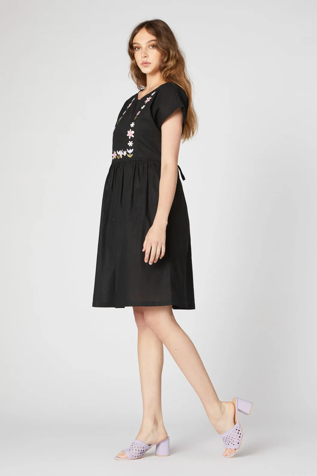 Patchwork Emb Dress