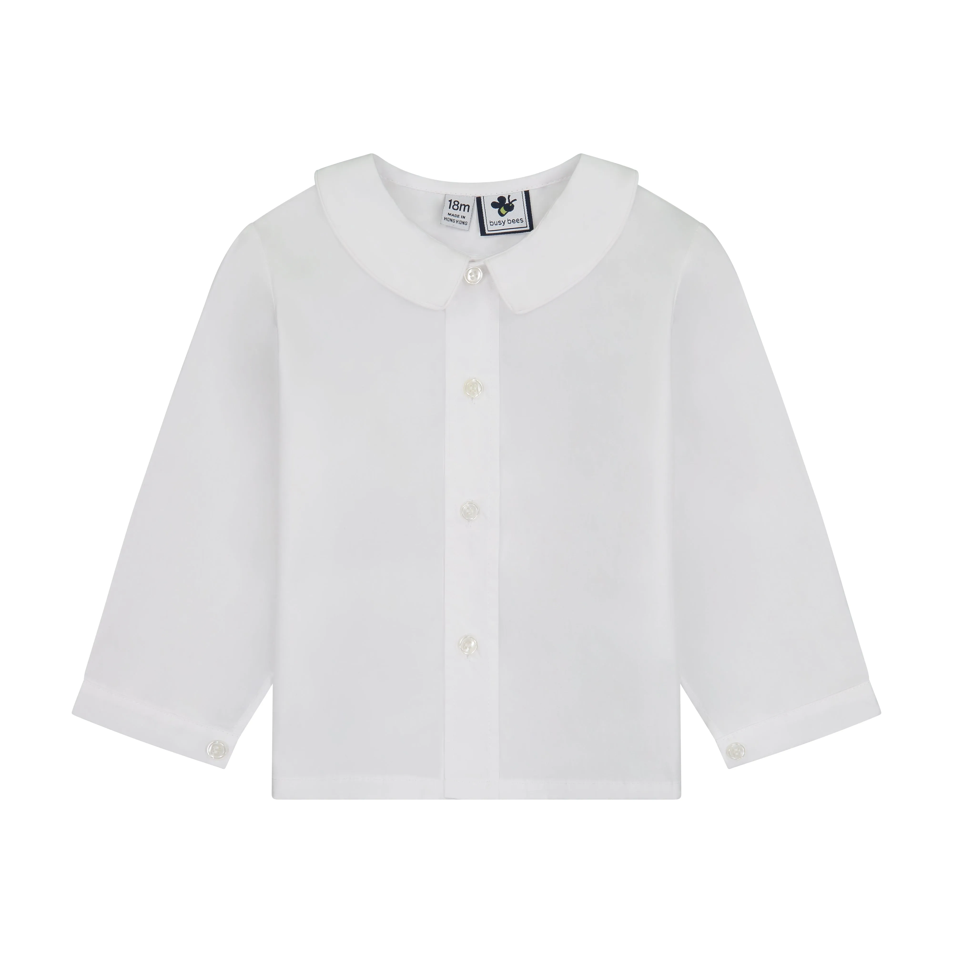 Peter Pan Boys Collar Shirt White LP