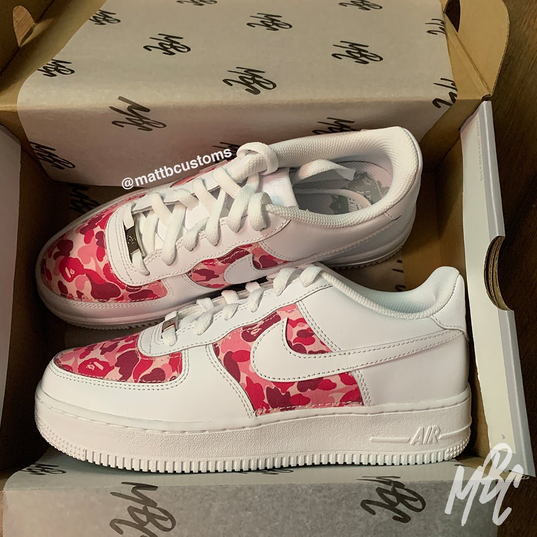 Pink Bape - Air Force 1 | UK 6